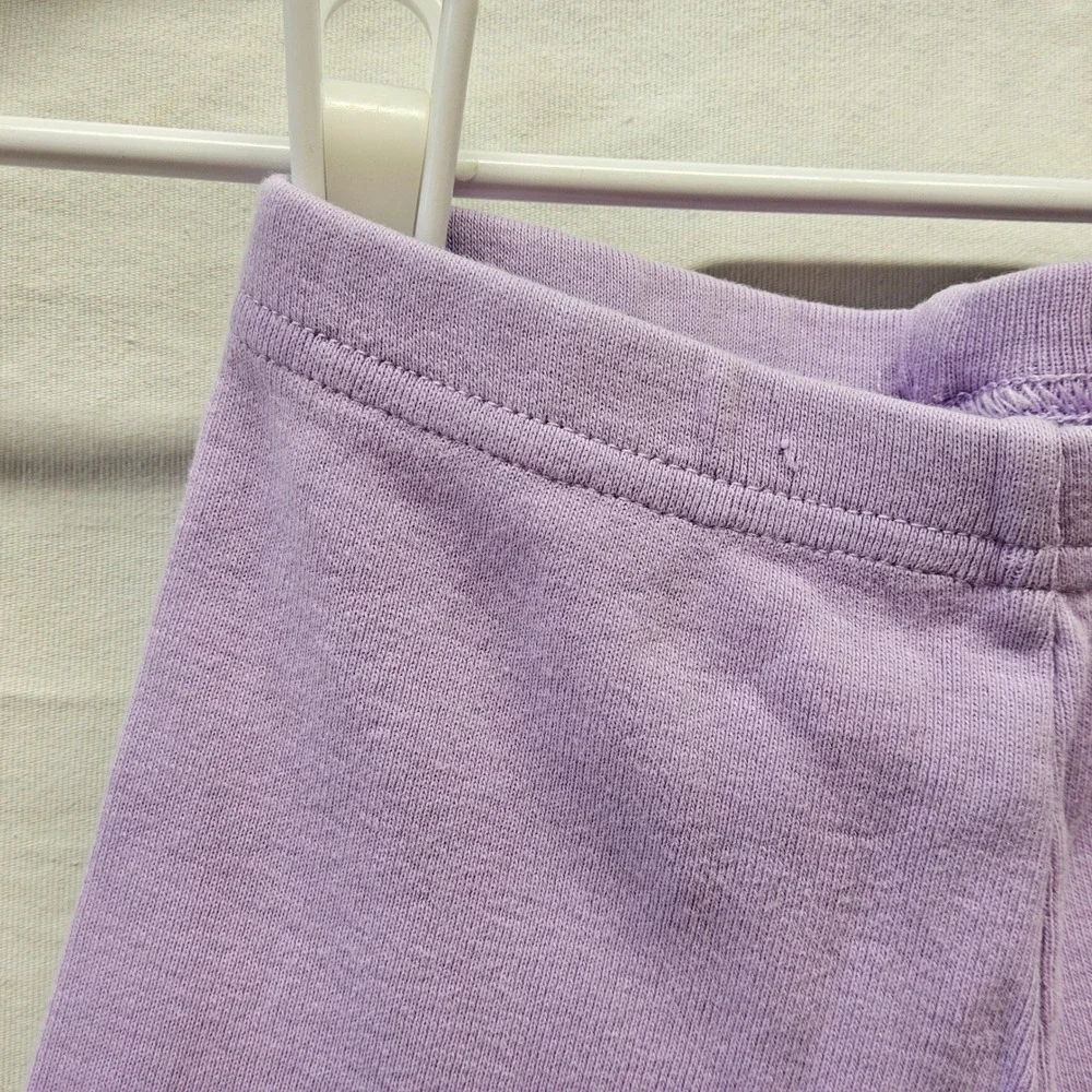 Gymboree Ruffle Cuff Leggings Toddler Girls 2T Purple Cotton Elastic Waist